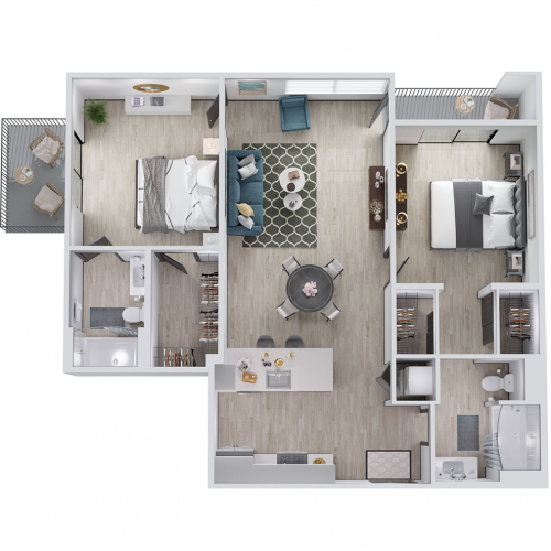 studio city luxury apartments vida floor plans 2 bedroom A