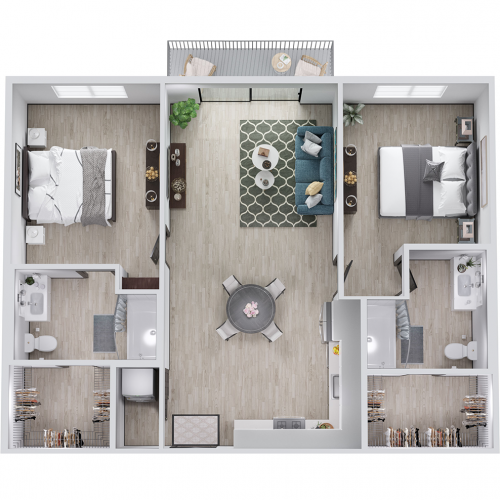 studio city luxury apartments vida floor plans 2 bedroom B3