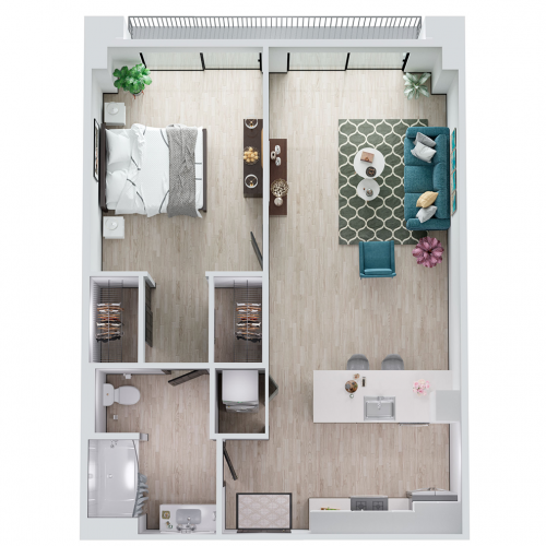 studio city luxury apartments vida floor plans C2